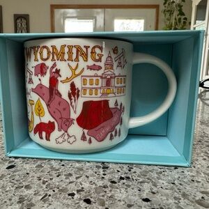 Starbucks WYOMING Been There Series Mug. NOW DISCONTINUED